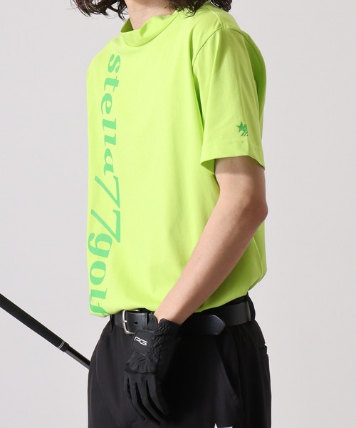 

Футболка с воротником-стойкой, для гольфа, мягкая FUNALIVE, лаймовый