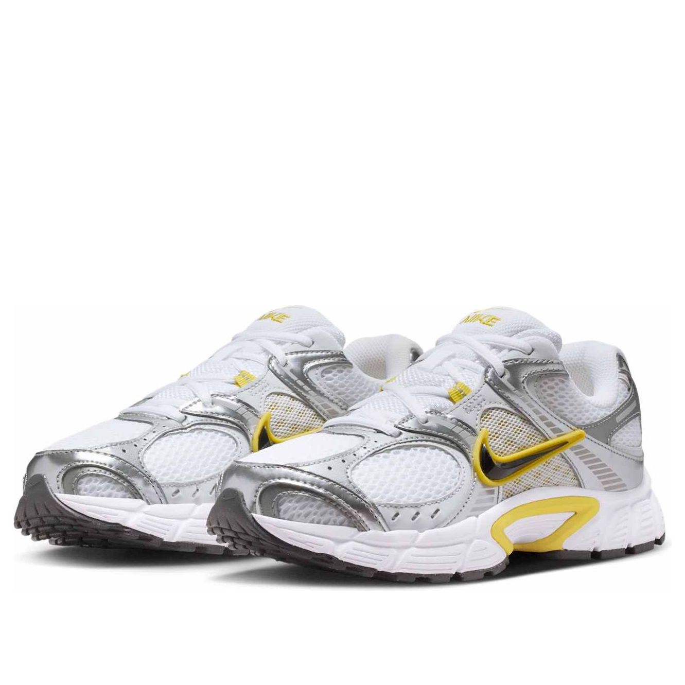 Кроссовки (WMNS) Nike V5 RNR 'White Bright Citron Metallic Silver' — фото 4