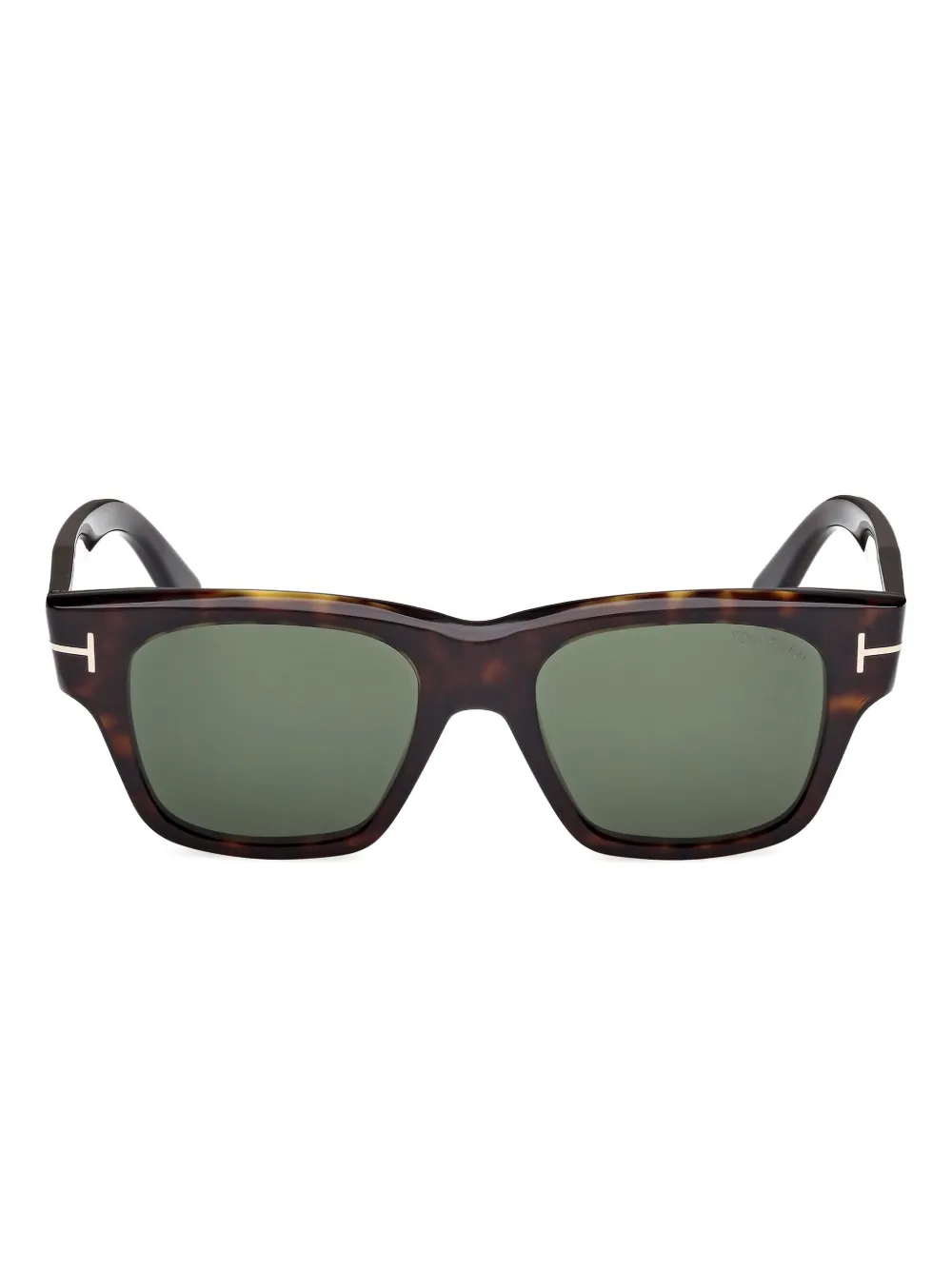 

Солнцезащитные очки в квадратной оправе из черепахового панциря TOM FORD Eyewear, коричневый