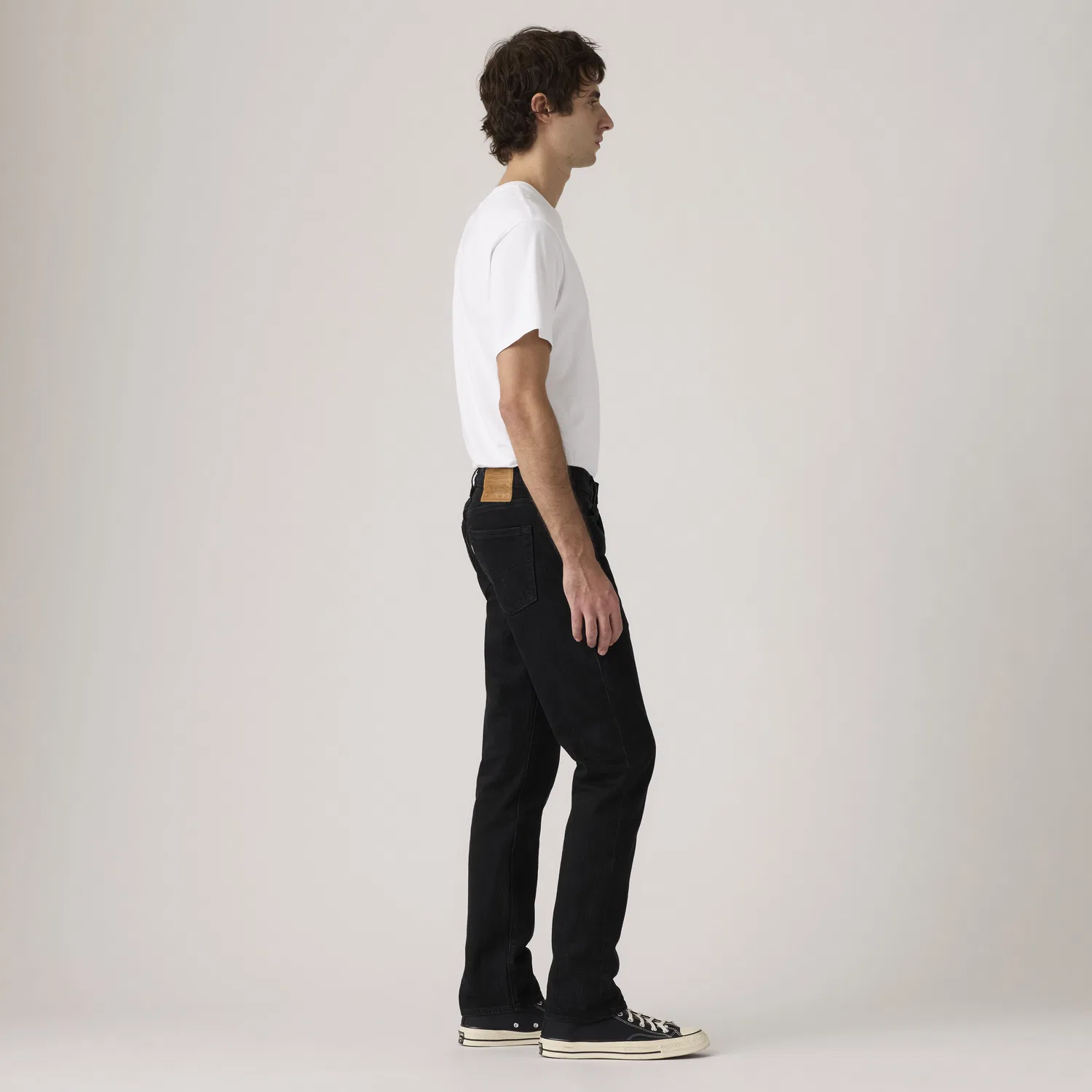 Мужские джинсы 511 Slim Selvedge Levi's, Black — фото 4