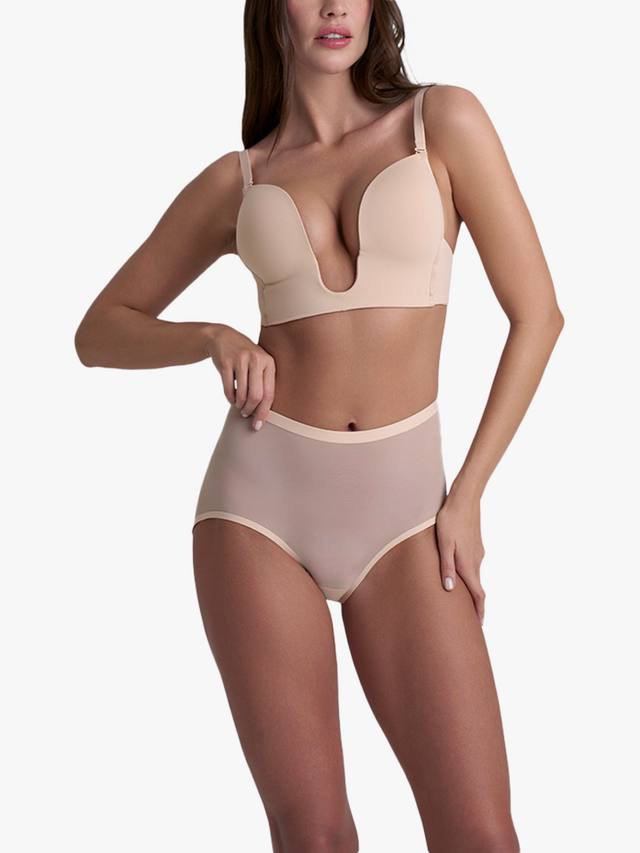 

Бюстгальтер для коррекции фигуры с прозрачной вставкой на талии Bye Bra, Beige