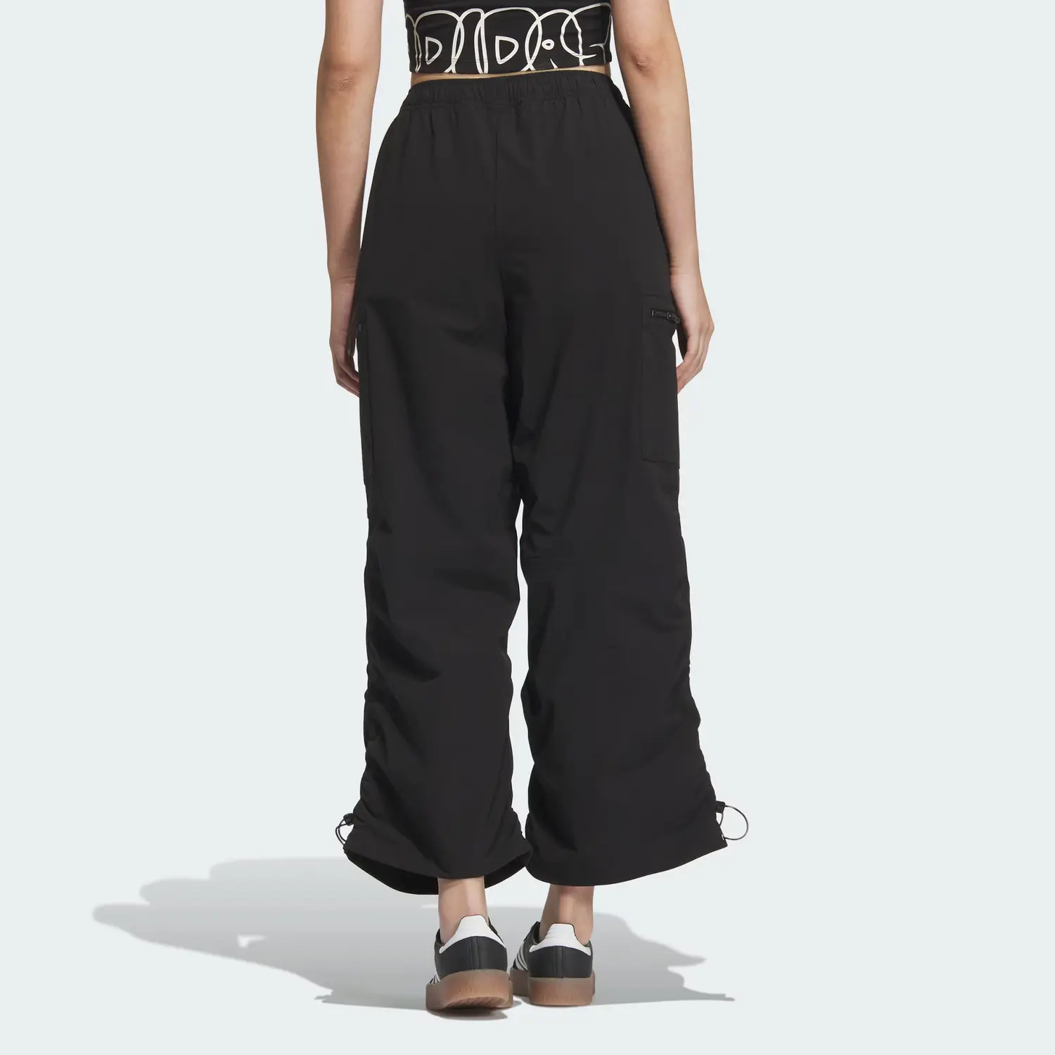 Adidas Originals Городские штаны для скейтбординга повседневные брюки Women's Black — фото 4