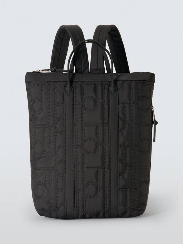 

Рюкзак с логотипом в стёганой технике John Lewis, Black