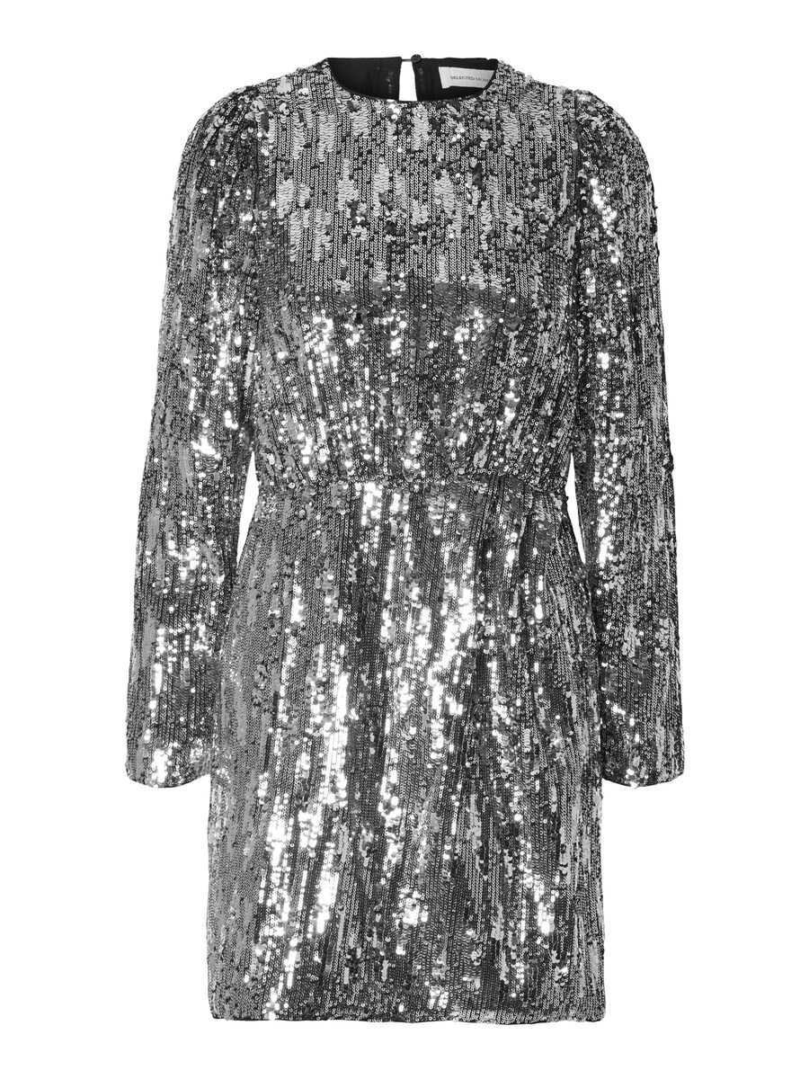 

Мини платье SELECTED FEMME Dress SLFARI-COLYN, серебряный
