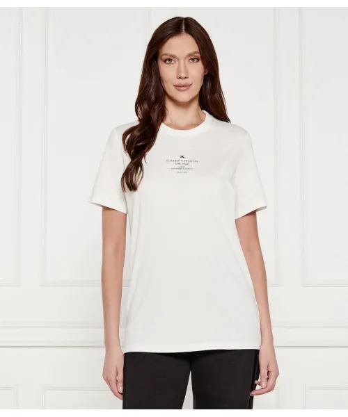 

Футболка Loose fit Elisabetta Franchi, белый