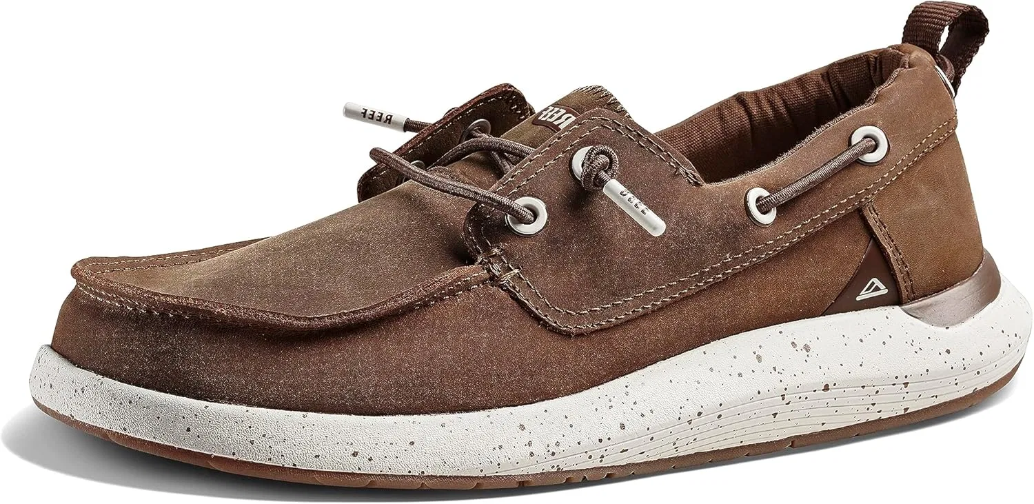 Мужские лодочные туфли Reef Swellsole Pier Le Boat Shoes, Brown