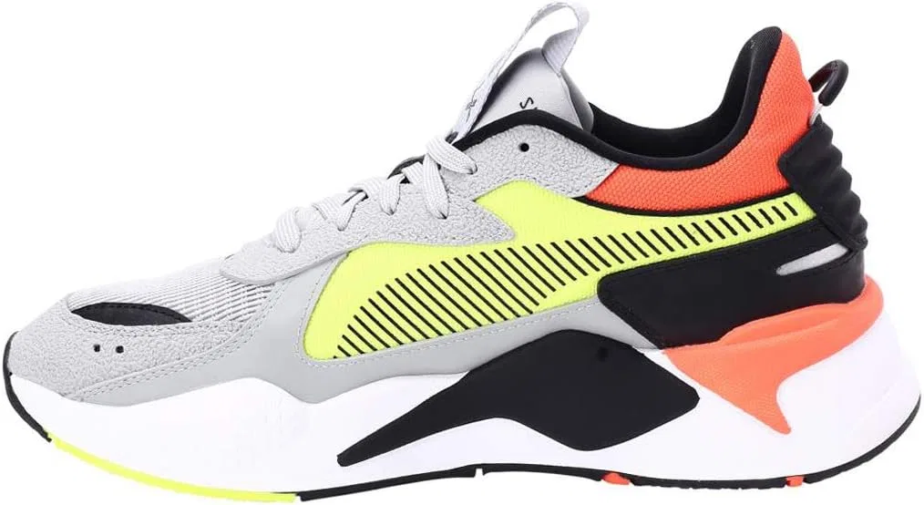 Мужские низкие кроссовки PUMA Rs-x Geek, сине-бордово-желтого цвета — фото 4