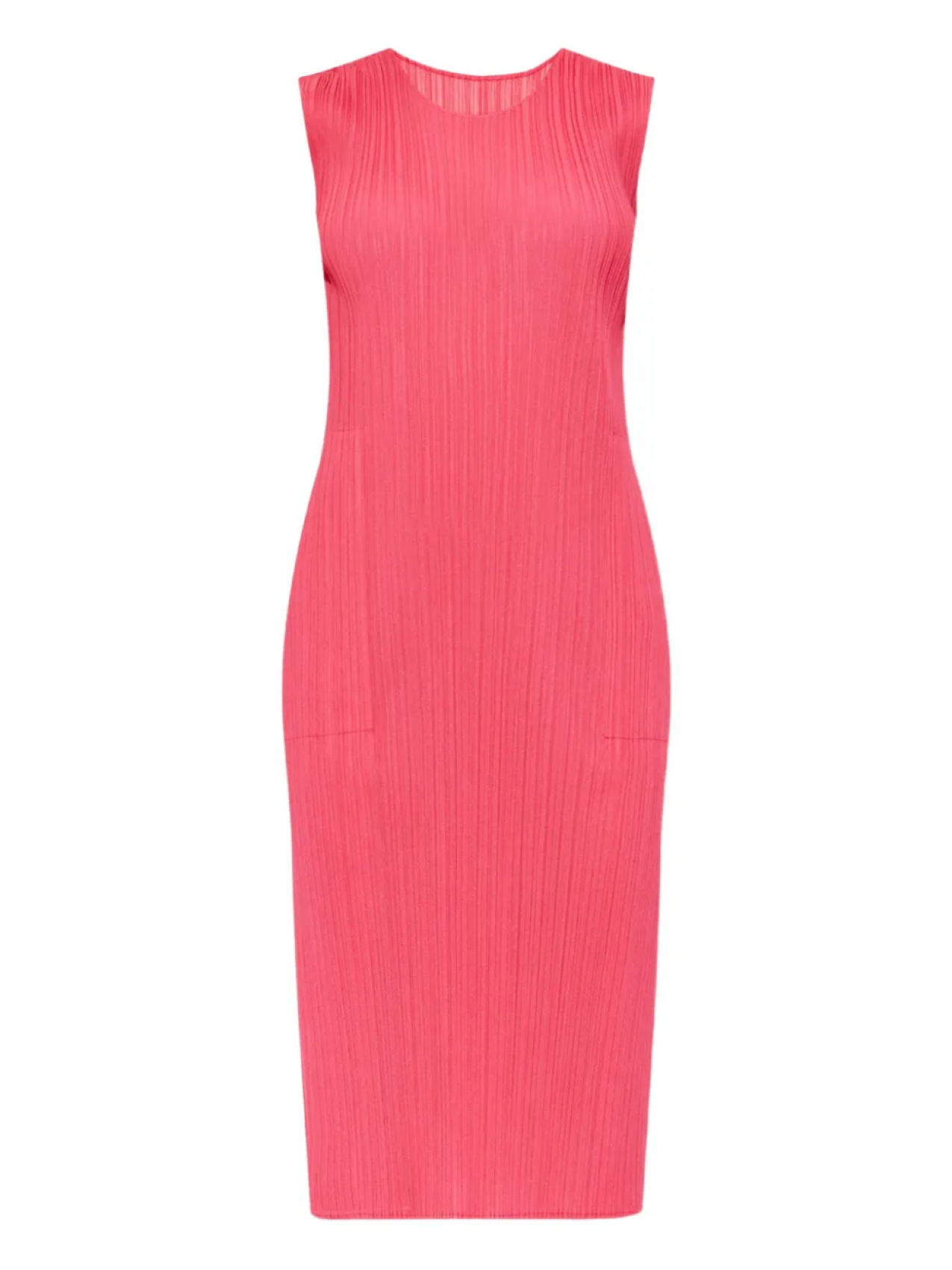 

Платье миди со складками Pleats Please Issey Miyake, розовый