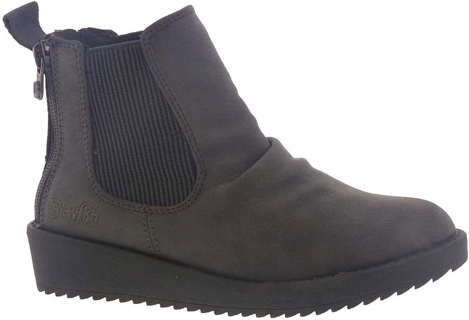 

Детские модные ботинки Blowfish Malibu для девочек, Charcoal Saddlerock