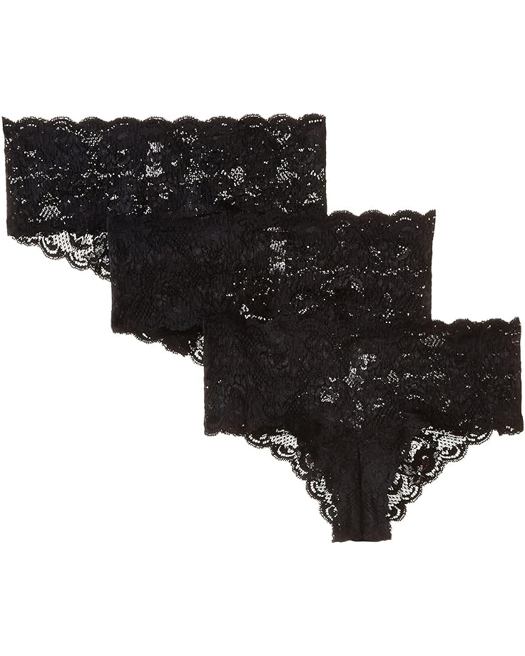 

Женское белье Cosabella Never Say Never 3 Pack Hottie Hotpant, Black