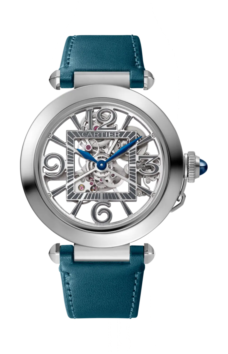 

Pasha de cartier 41 мм, автоматические, сталь, скелетонизированный циферблат - whpa0009 CARTIER