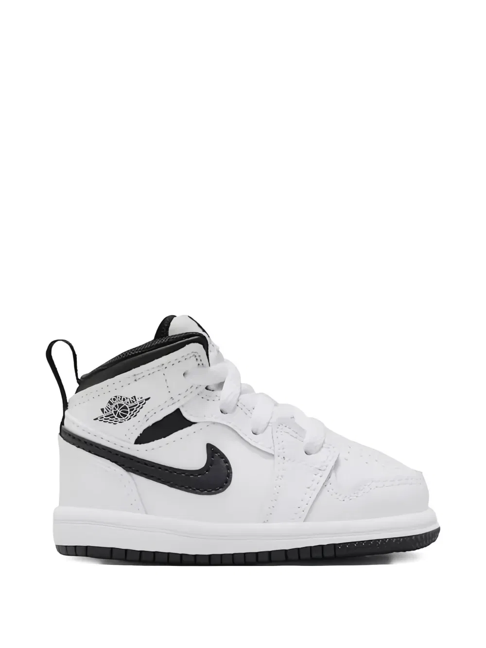 Кроссовки Air Jordan 1 Mid GS Jordan Kids, белый — фото 2