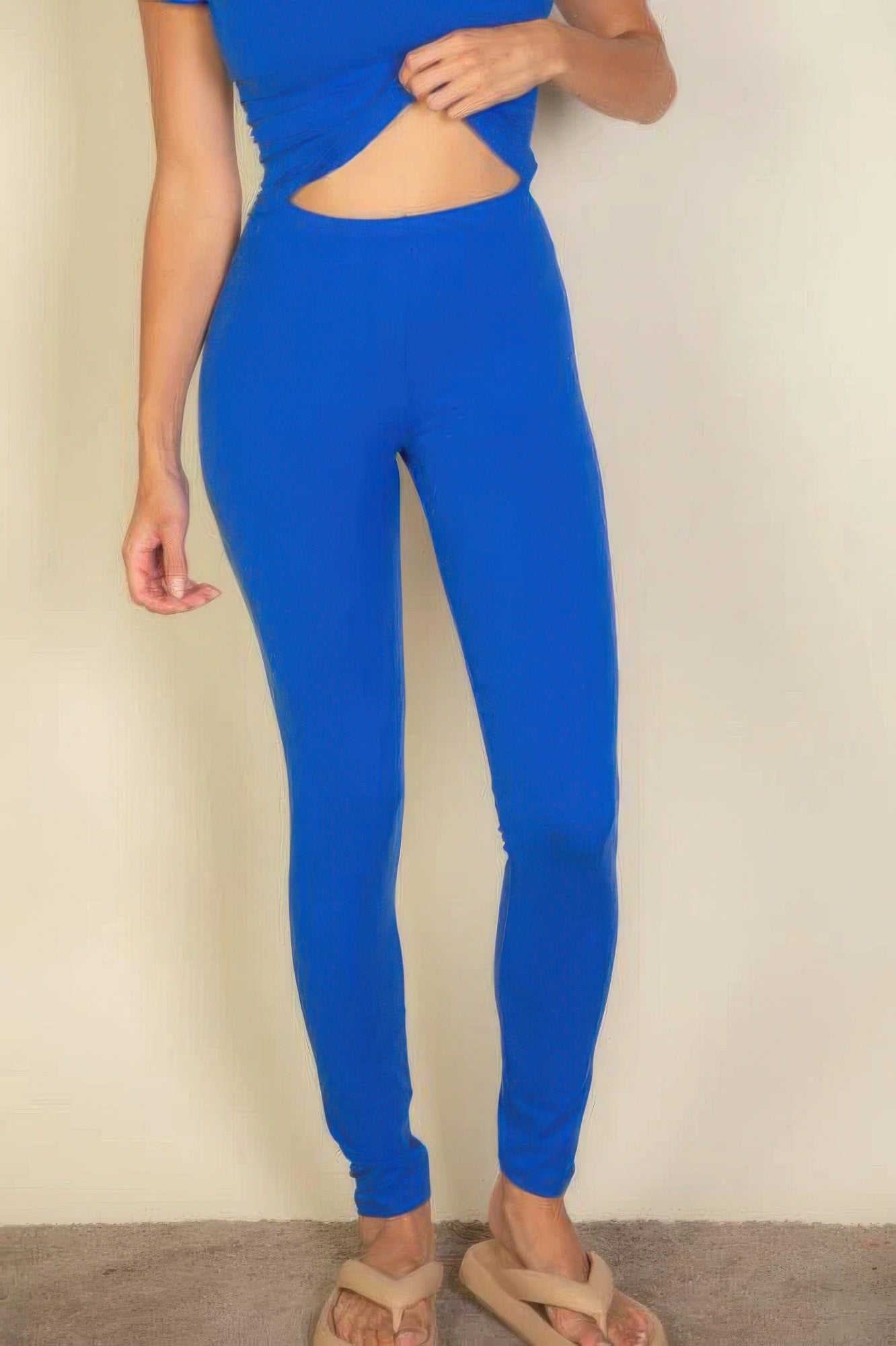 

Базовые однотонные леггинсы FASHNZFAB, цвет royal