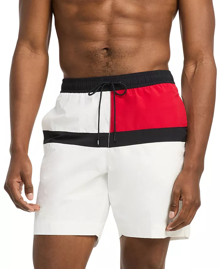 

Мужские плавки с длинными завязками Flag 7" Tommy Hilfiger, белый