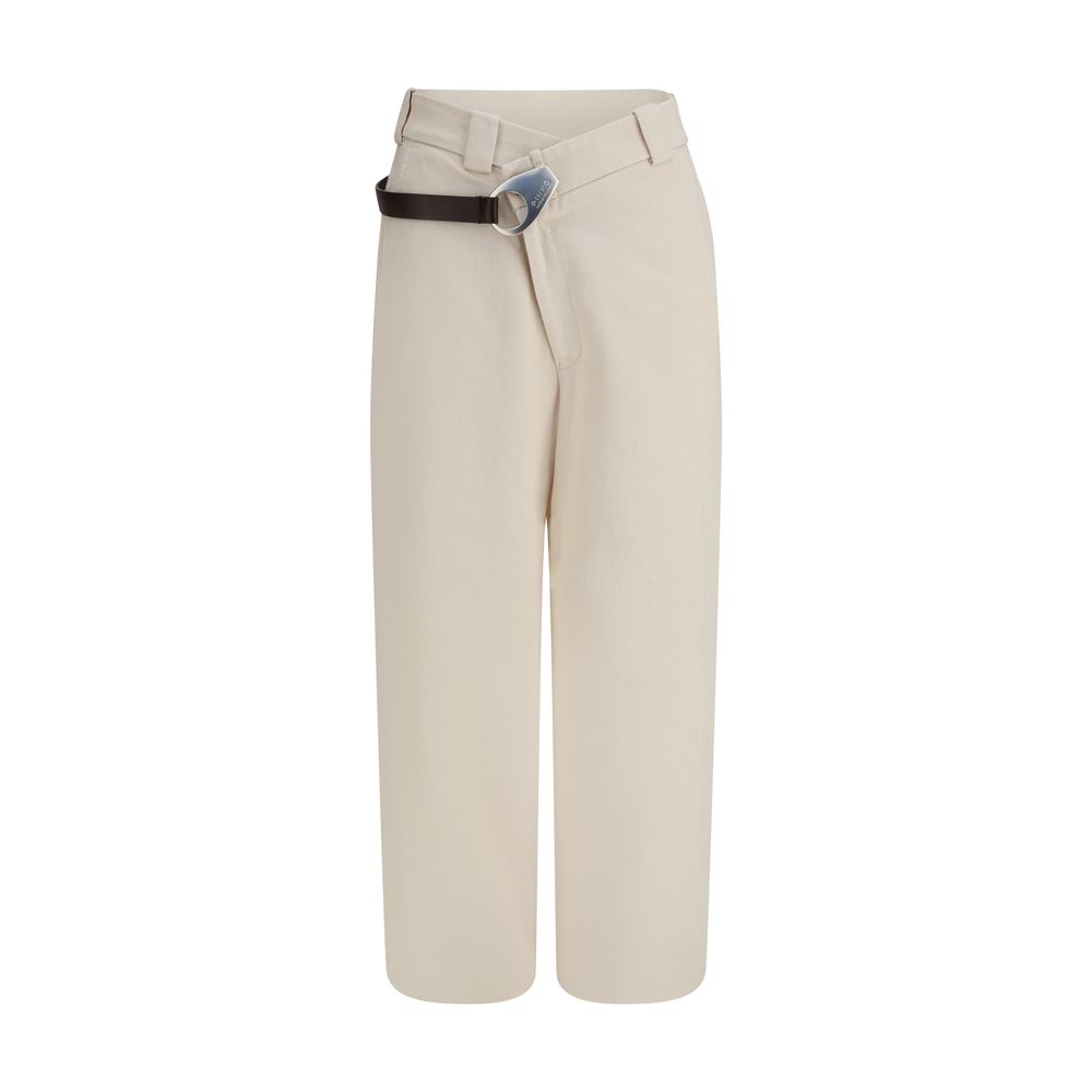 

Перекрещенные штаны Pinko, Cream