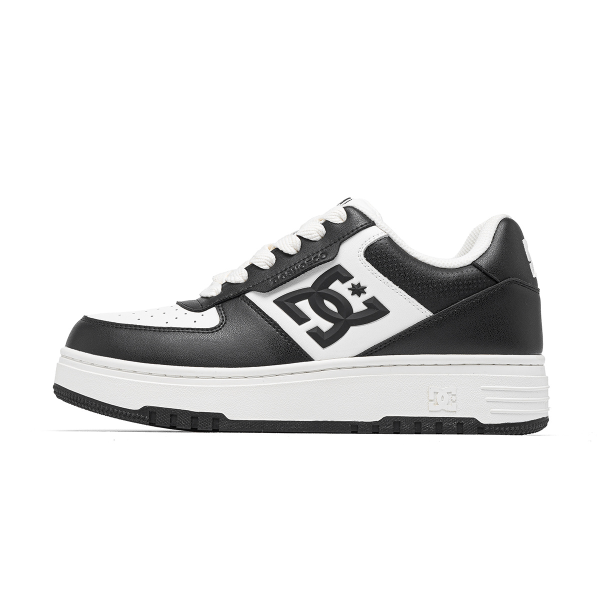 

DC Shoes Низкие скейтерские кроссовки мужские черно-белые, цвет Black White