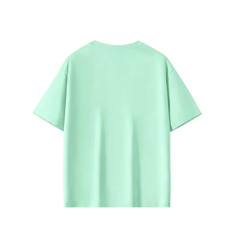 Футболка детская быстросохнущая PEAK Aqua Green/PK Small Logo — фото 3