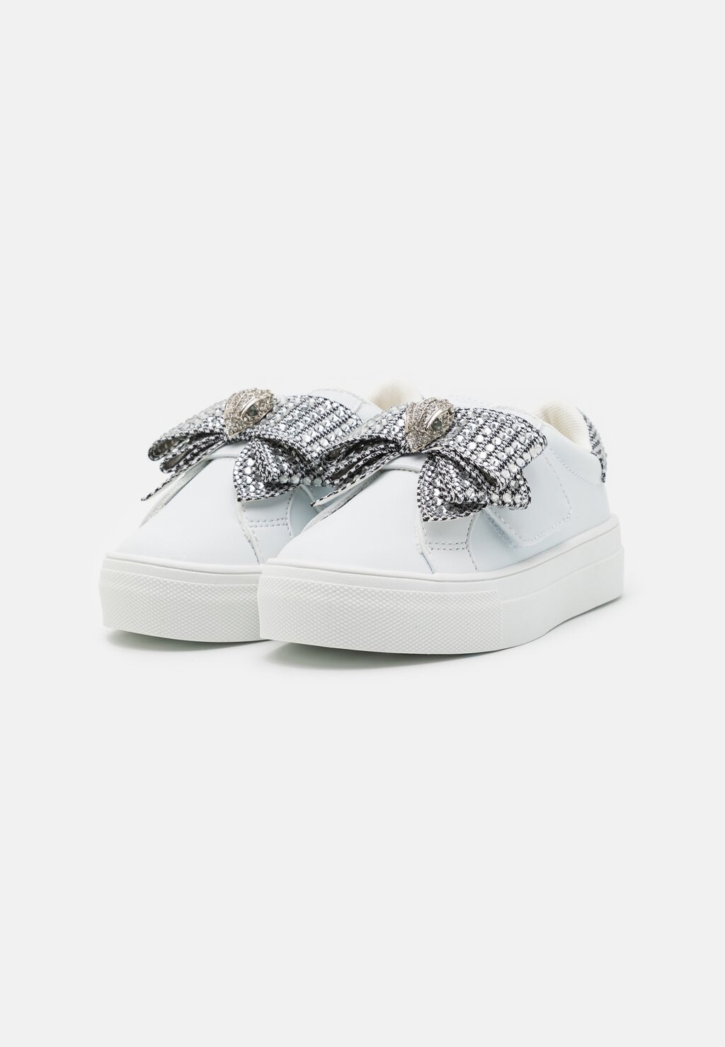Низкие кроссовки Mini Laney Bow Kurt Geiger London, цвет silver — фото 2