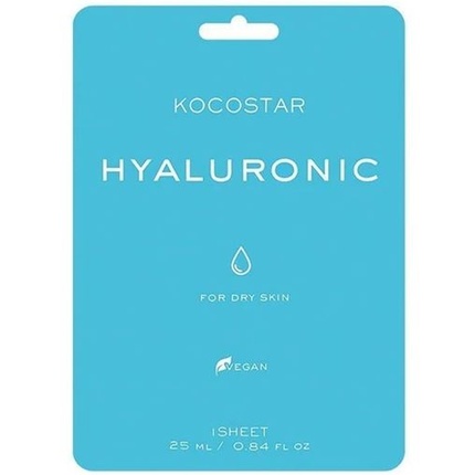 

Kocostar Hyaluronic Face Mask - увлажняющая и питательная маска для сухой кожи, 1 шт Vican