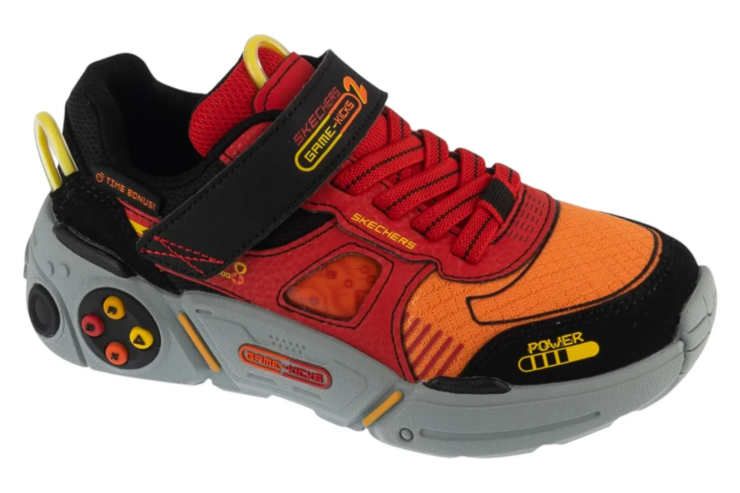 Кроссовки для мальчиков с липучкой Skechers, черный
