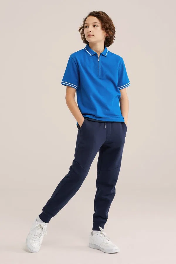 Рубашка поло We Fashion, Blue