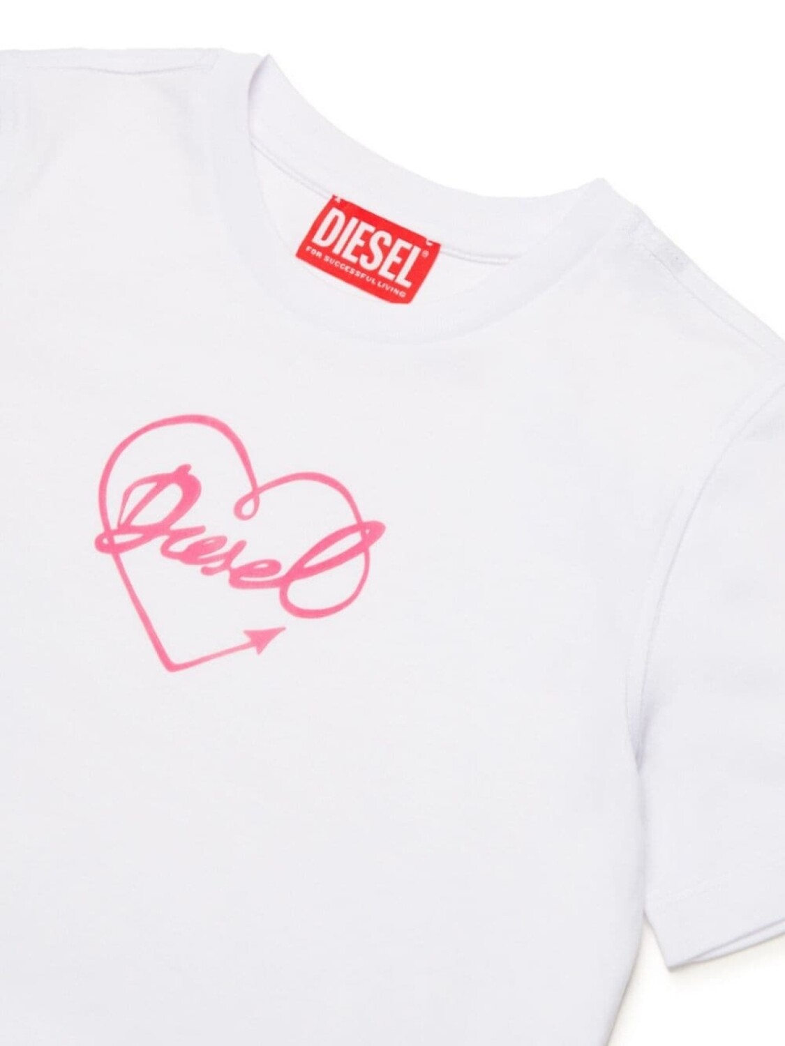 

Diesel Kids футболка с принтом, белый