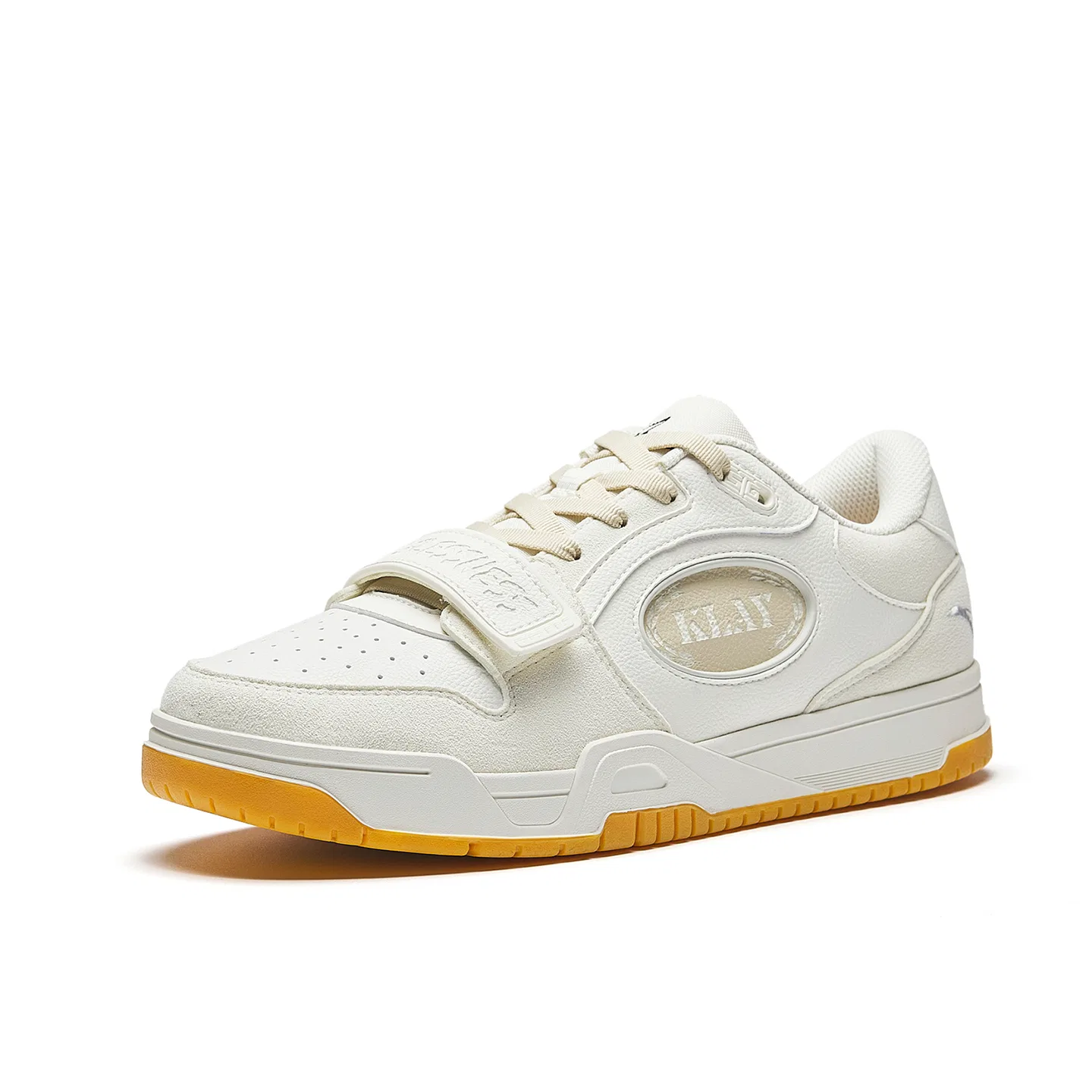 Кроссовки для скейтбординга ANTA STG Klay Thompson Player PE Ivory White/Grain Beige Yellow — фото 3