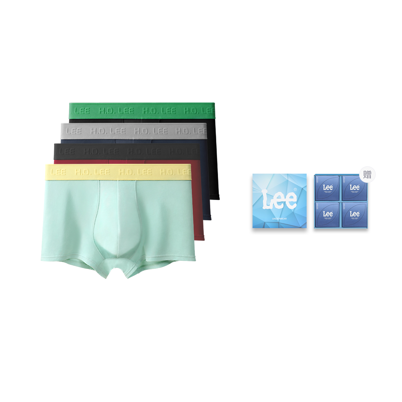 

Lee Hui Guang II Generation подарочные наборы нижнего белья для мужчин 4 шт