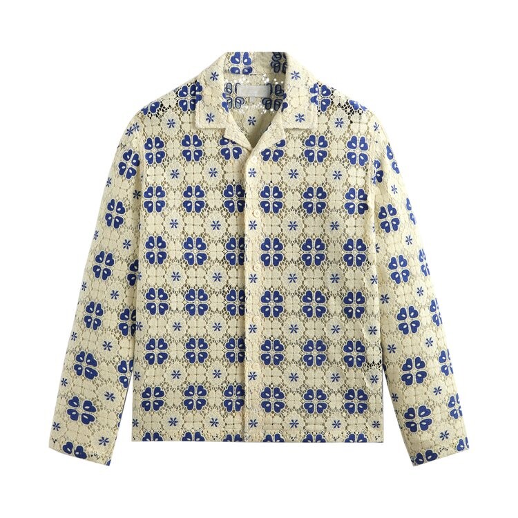 

Рубашка Kith Adonis Camp Collar Shirt, кремовый