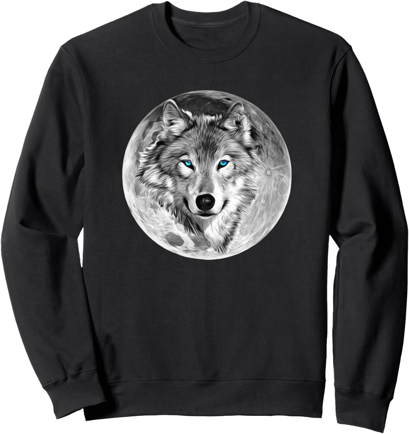 

Толстовка Wolf + Wolf Moon Men'S Women'S Kids Boys Girls Gift, черный
