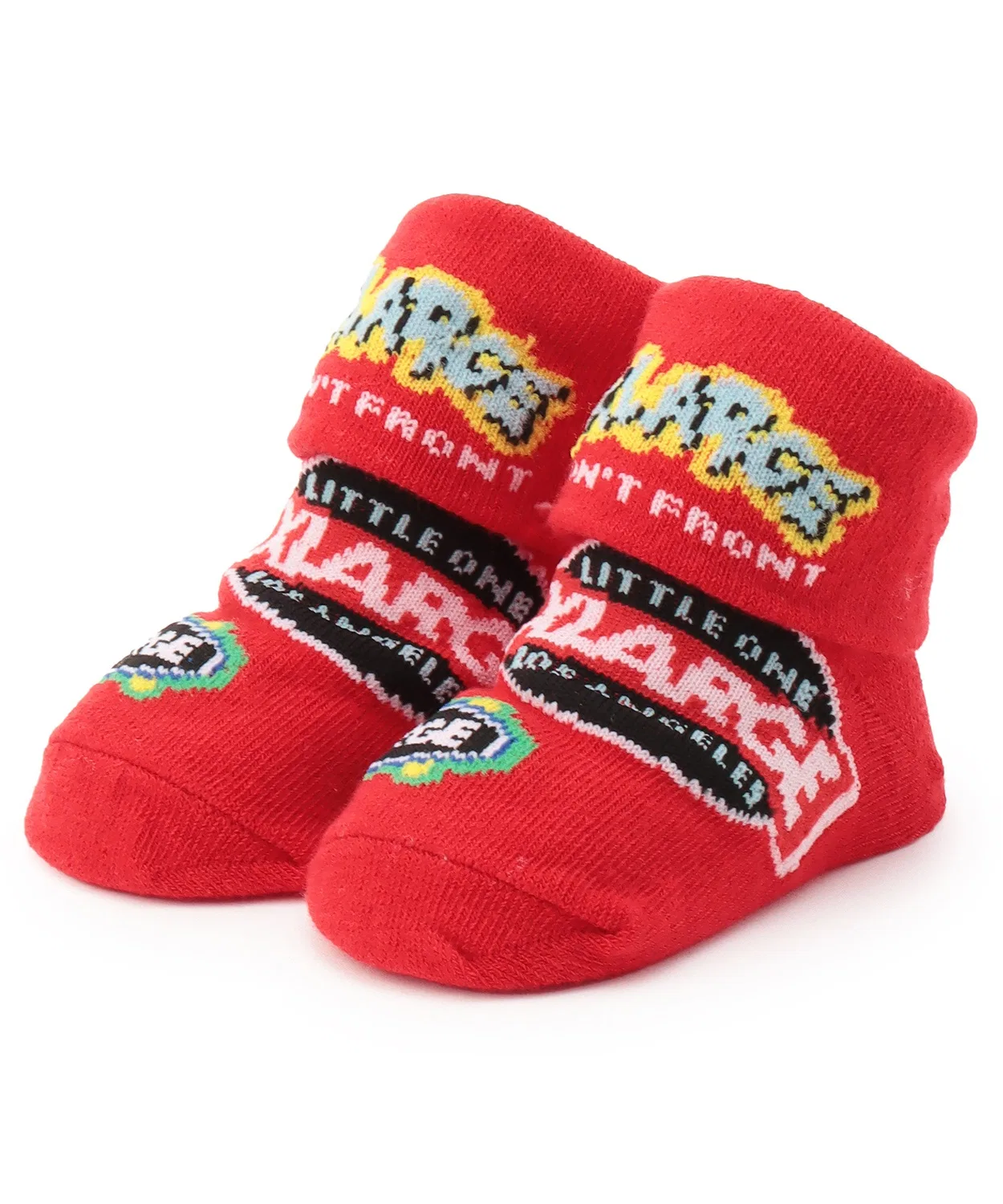 Детские носки XLARGE KIDS с отворотом и логотипом