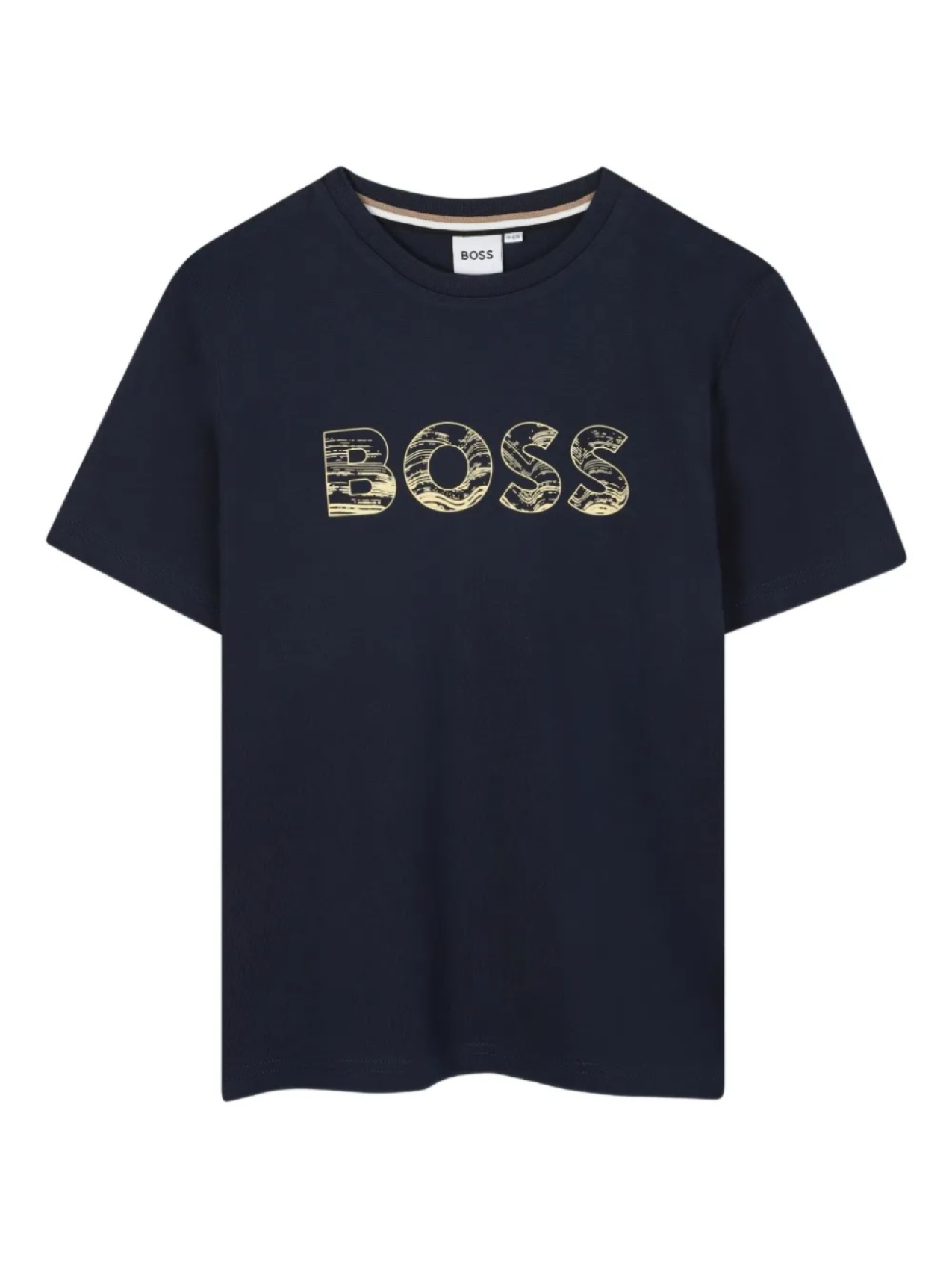 

BOSS Kidswear футболка с логотипом, синий