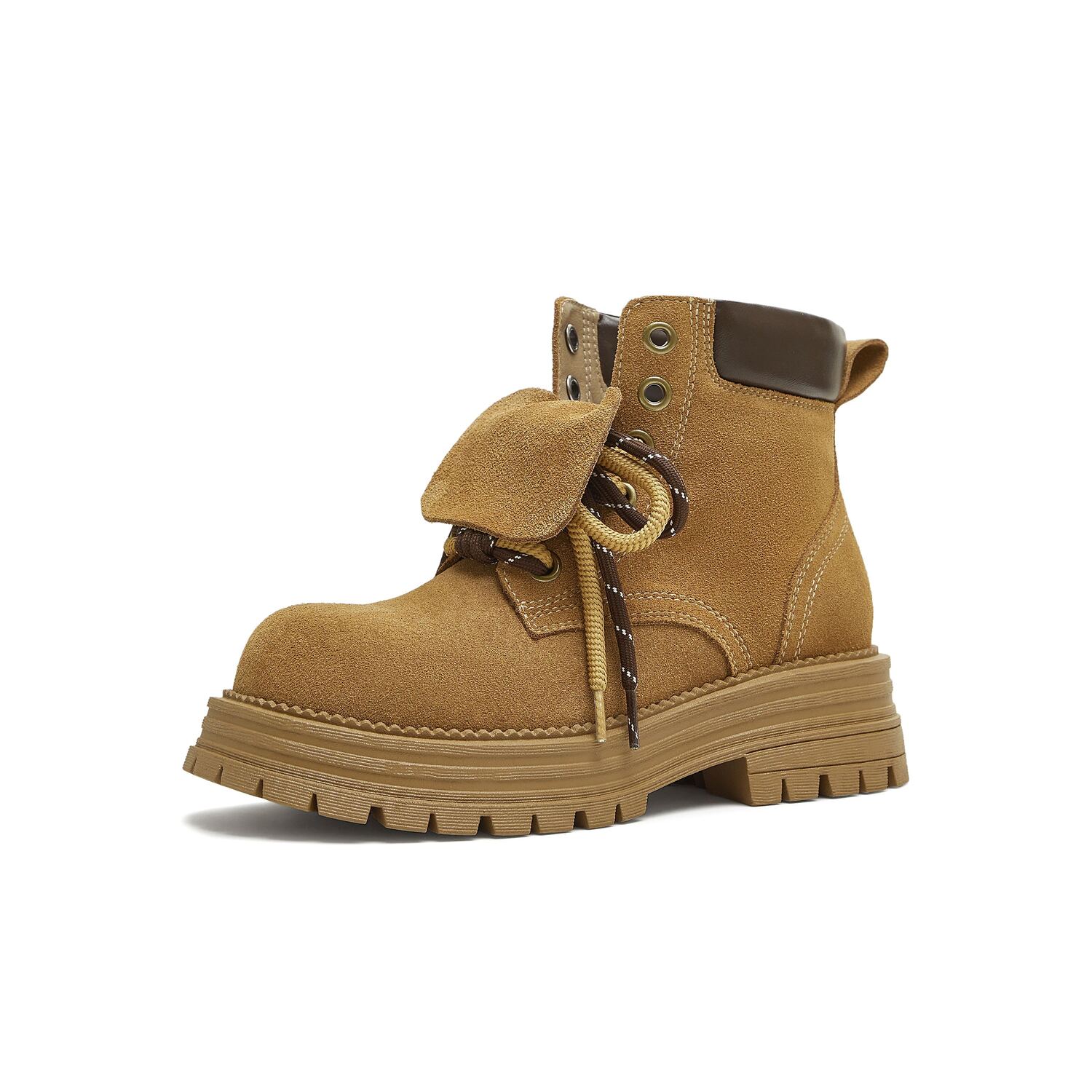 Teenmix Дикие коллекционные Мартин Ботинки женские бежевые, цвет Beige — фото 4