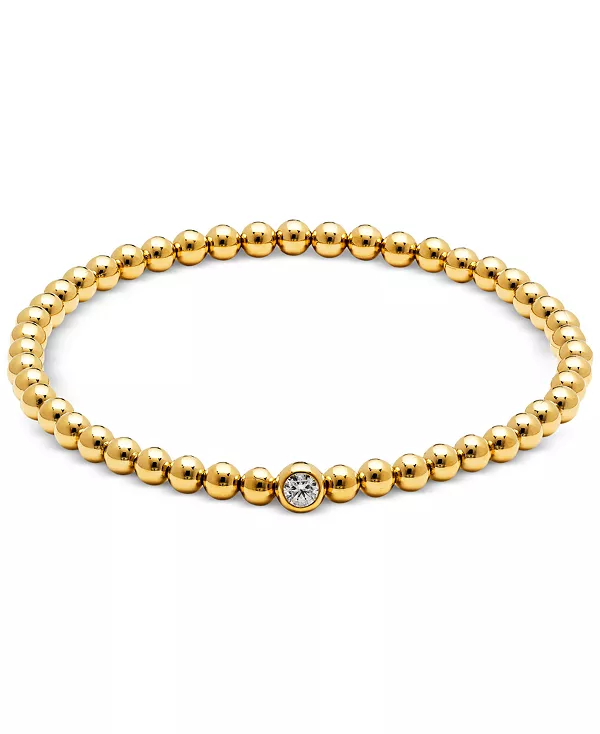 

Браслет Ava Nadri с бусинами из кубического циркония Ajoa, gold