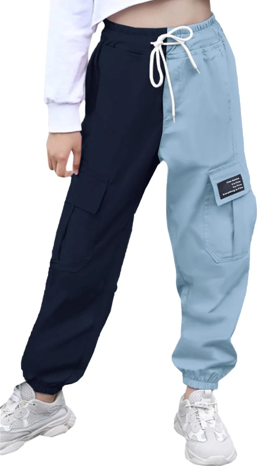 Джоггеры SANGTREE, Colorblock-navy Blue