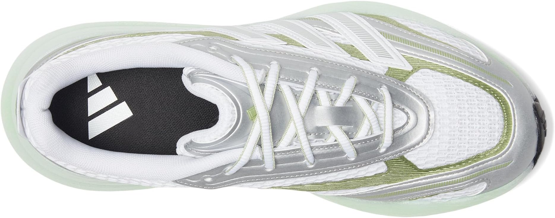 Кроссовки Adidas Lightblaze Glow, White/Silver Metallic/Magic Lime Metallic — фото 2