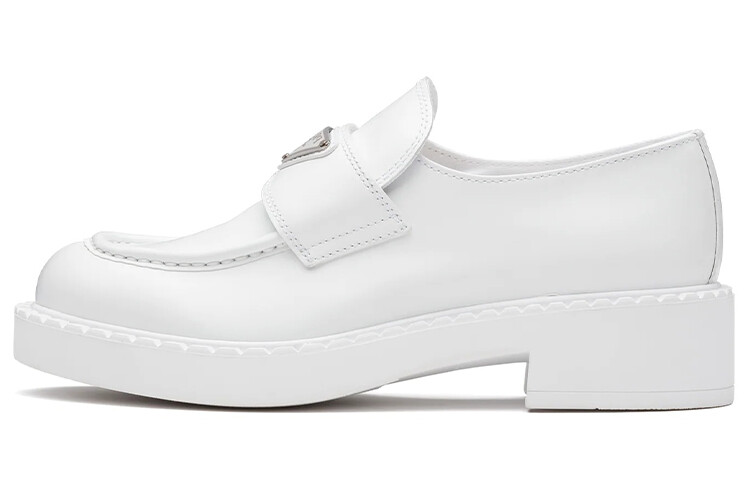 Женские лоферы Prada, белый