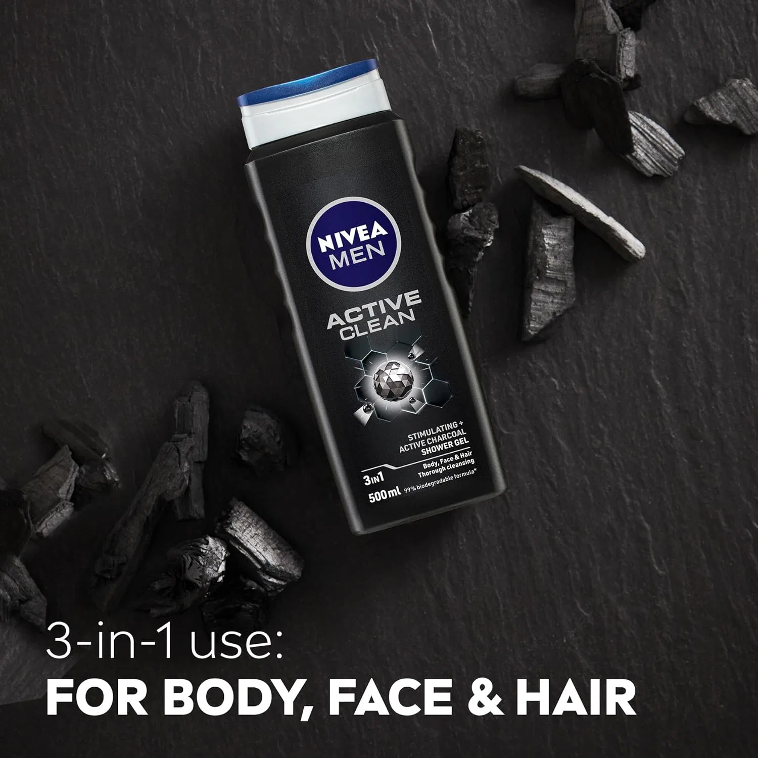 Мужской гель для душа Nivea Active Clean Nivea — фото 3