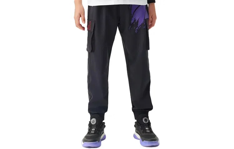 Спортивные штаны FILA KIDS для подростков черные