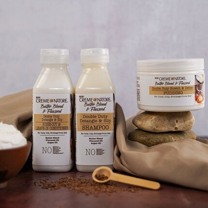 Кондиционер Коллекция Creme of Nature с пахтой и льняным семенем — фото 2