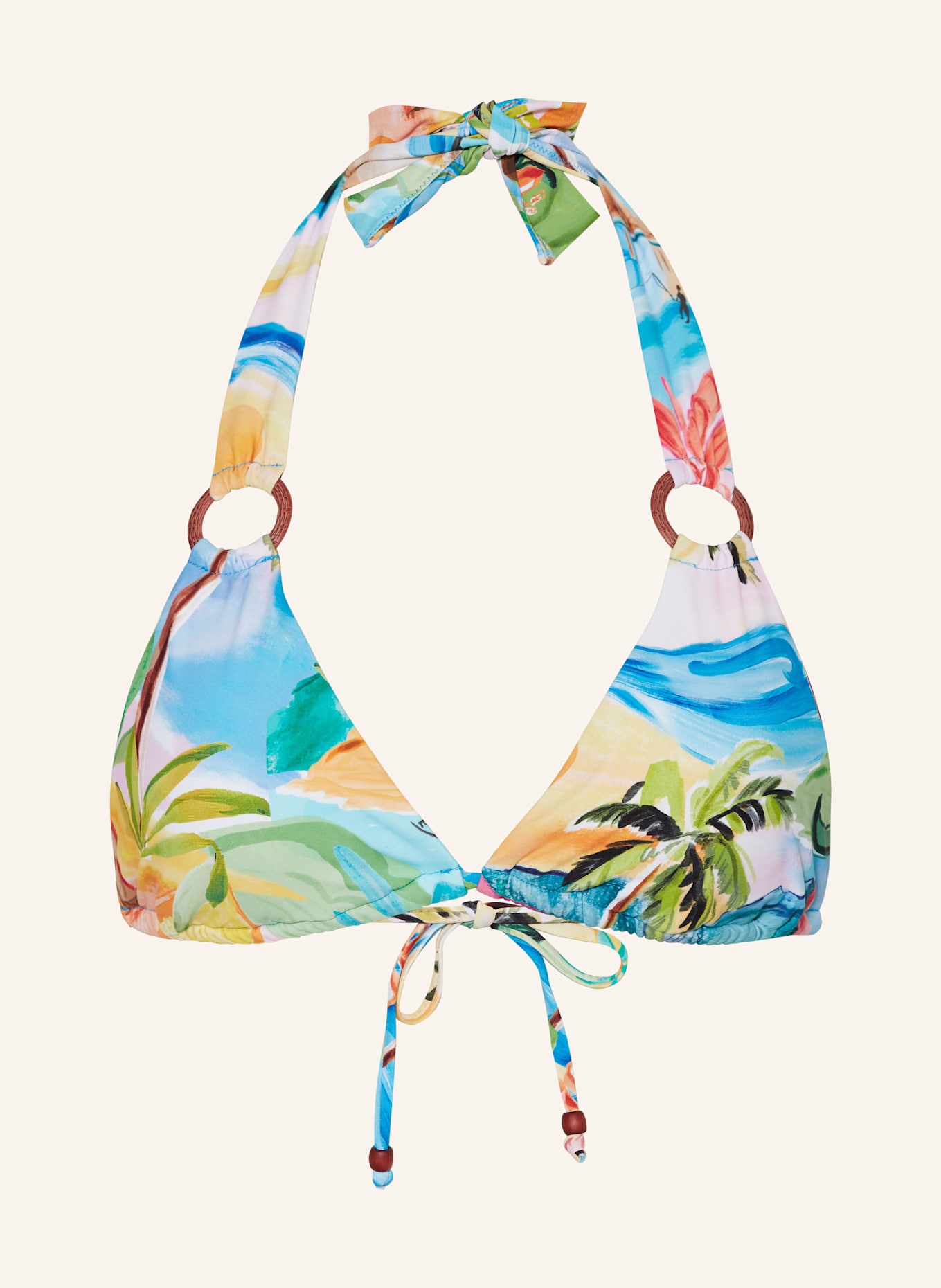 

Треугольный бикини-топ южнотихоокеанский Seafolly, мультиколор
