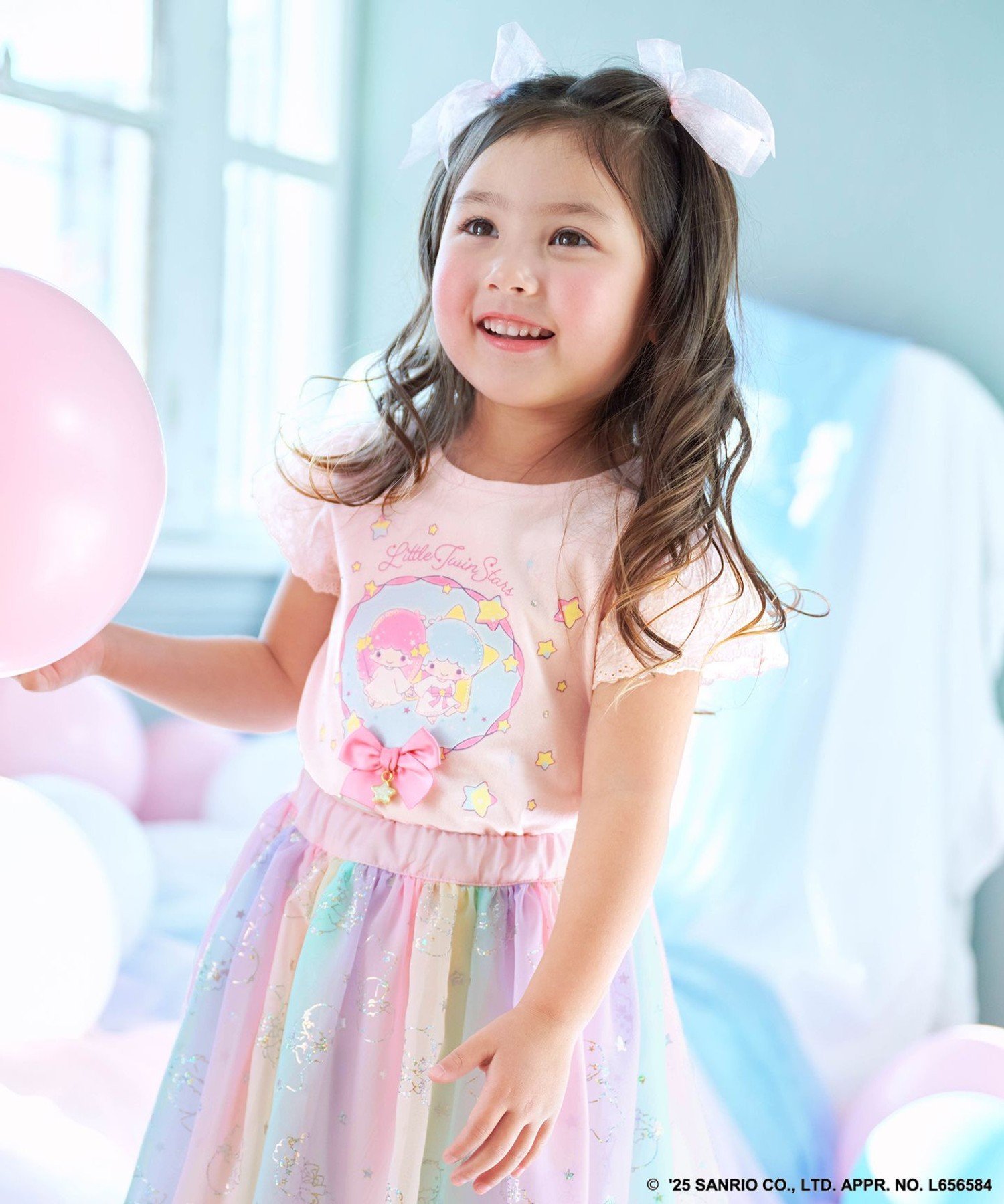 Кики и Лала с кружевными рукавами ANY KIDS, Pink [012]