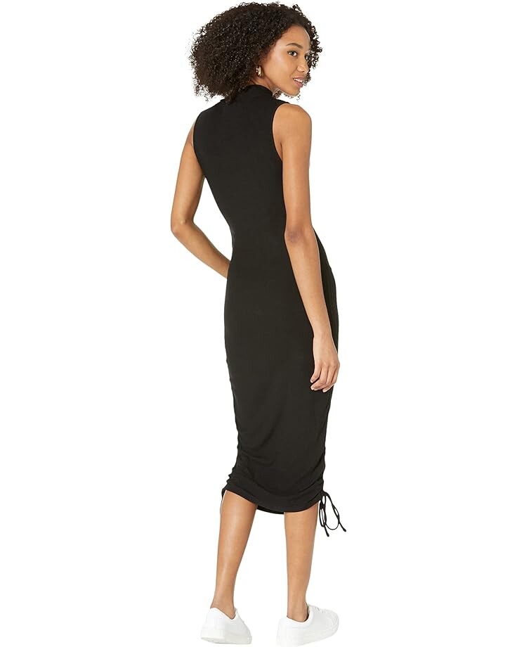 

Платье Steve Madden Smoke Show Mock Neck Midi Dress, черный