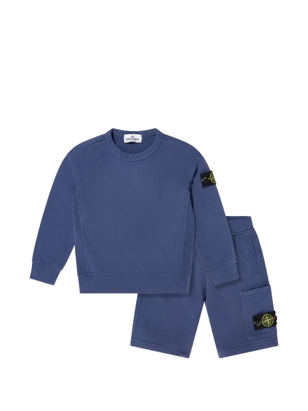 Комплект шорт с нашивками Stone Island Junior, синий