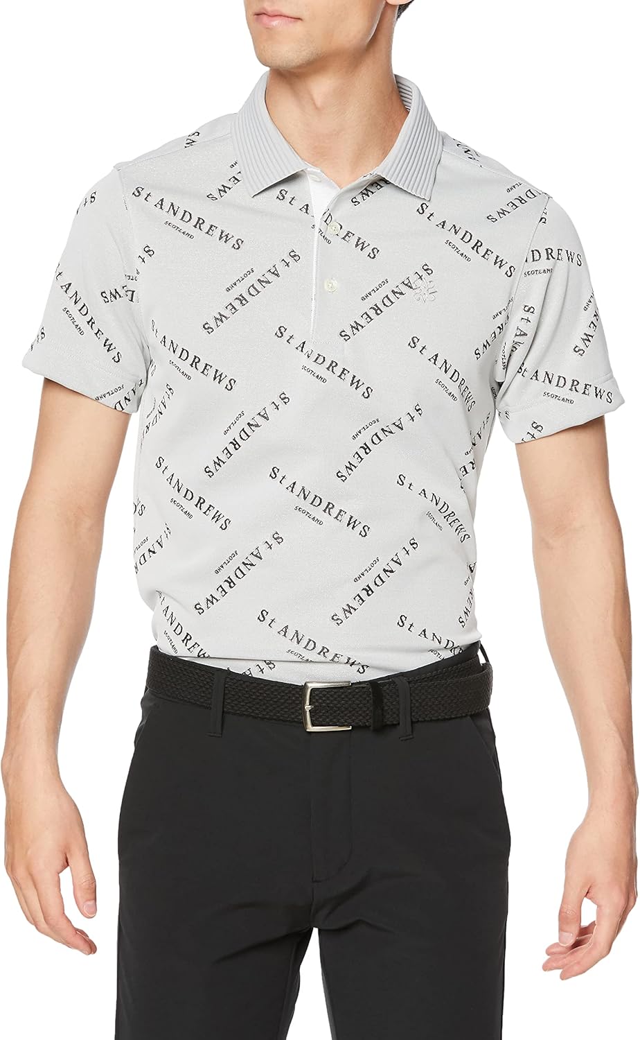 

Мужская поло-рубашка с коротким рукавом St. Andrews (логотип Crossing) / для гольфа / 042-3160307, белый