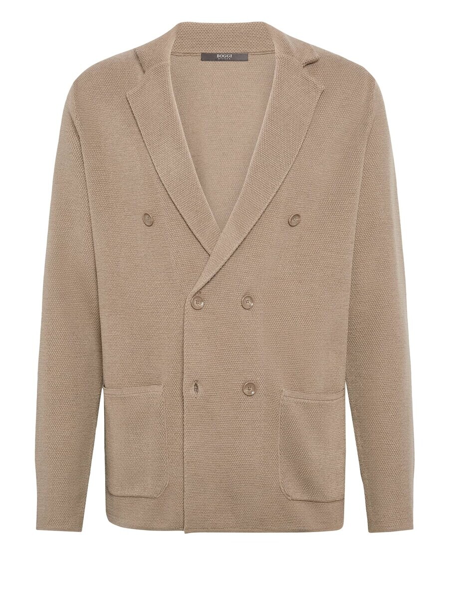 

Кардиган Boggi Milano Knit Cardigan, коричневый