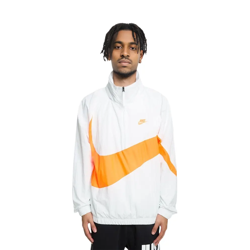 Nike Куртка мужская бело-оранжевая, White Orange — фото 4