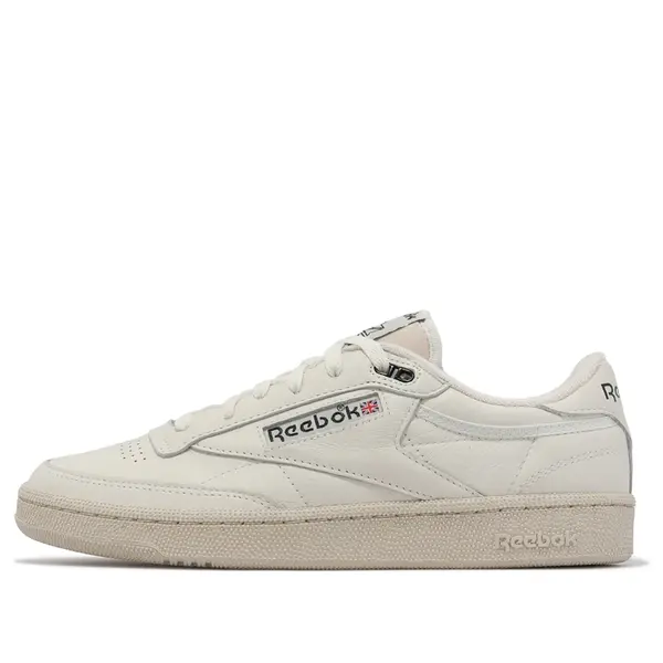 

Кроссовки club c 85 'vintage chalk white core black' Reebok, белый