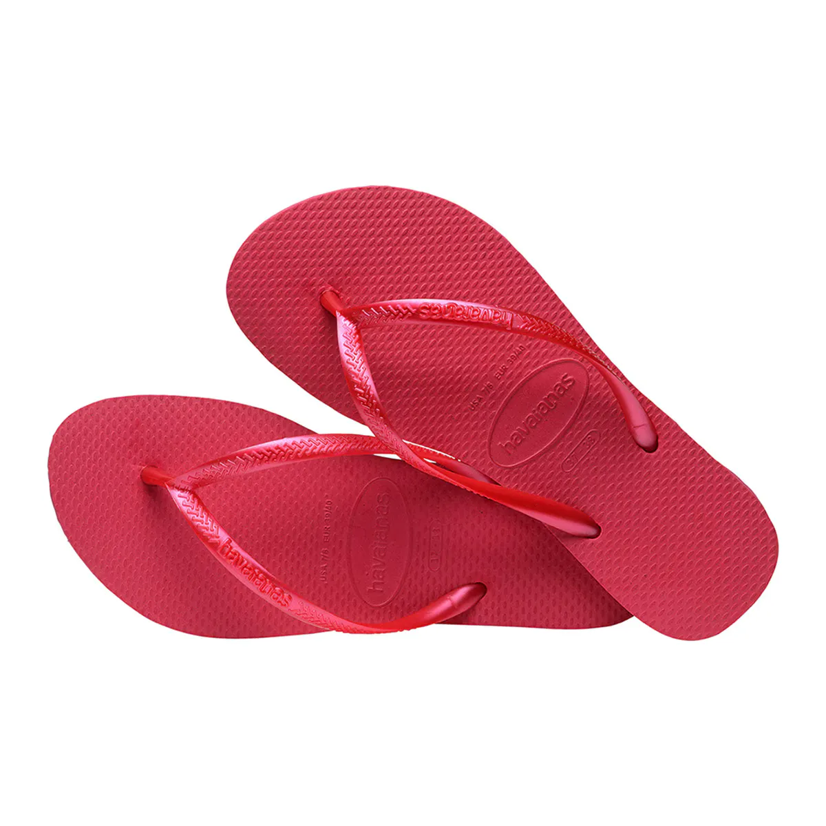 Женские тонкие шлепанцы Havaianas для ванны, темно-розовый — фото 2