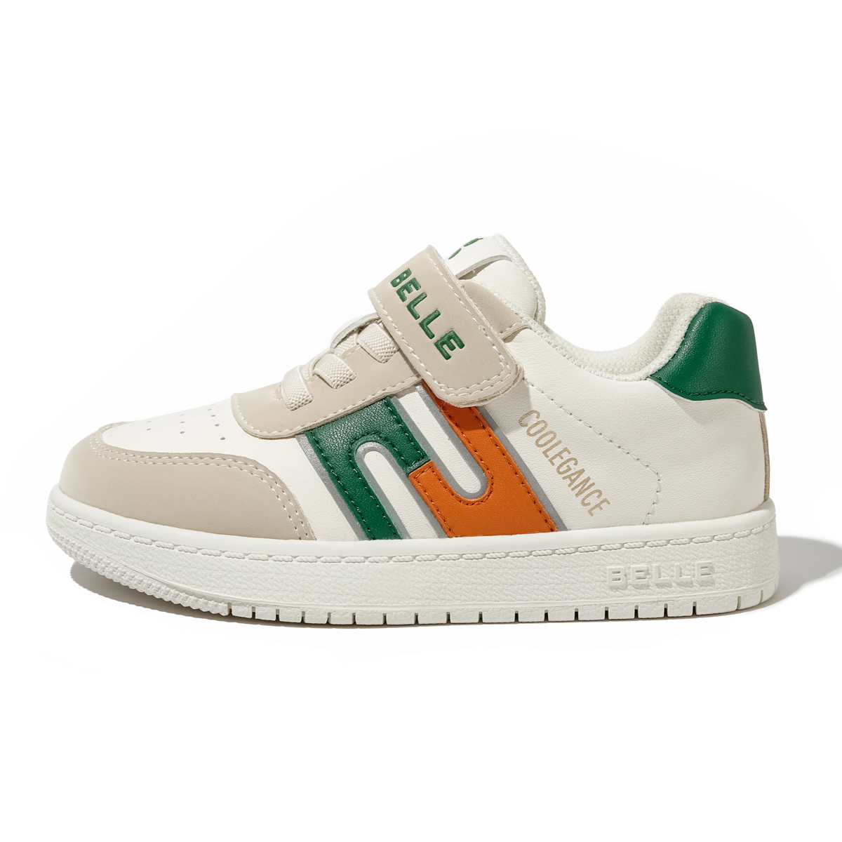 

Детские противоскользящие повседневные кроссовки для детей 3-7 лет BELLE, зеленый